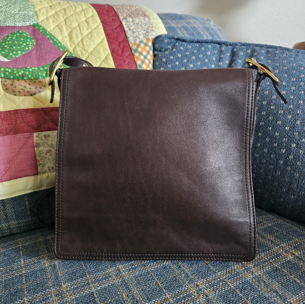 Vintage Coach Legacy Flap 9829 Mahogany